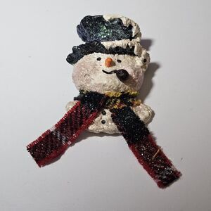 Enesco 1998 Snowsnickle Snowman Brooch